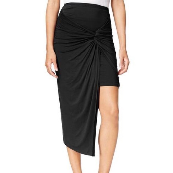 Kensie Dresses & Skirts - NWOT Black Kensie Asymmetrical Skirt